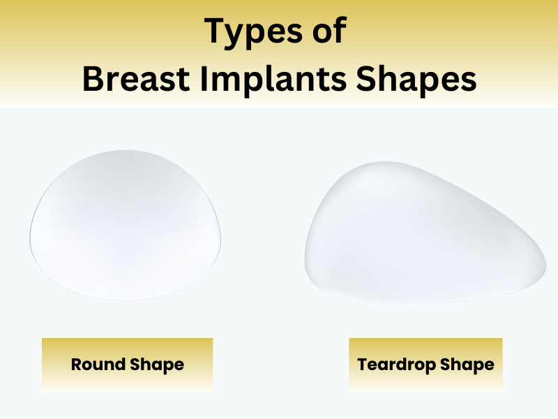 types of breast implants shapes